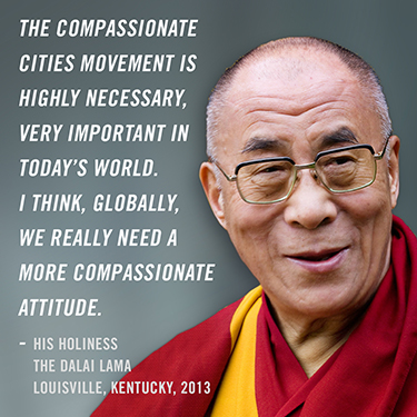 kindness, compassion, compassionate cities, Dalai Lama, Charter for Compassion International, OM, OM by Miquette, Miquette Bishop, Saunderstown, Rhode Island